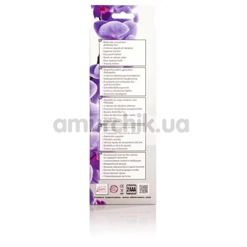 Вакуумная помпа с вибрацией для клитора Advanced Clitoral Pump, розовая