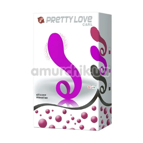 Стимулятор с вибрацией Pretty Love Carl, розовый