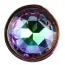 Анальна пробка з мультикольоровим кристалом Jewelled Metel Butt Plug, мультикольорова - Фото №5