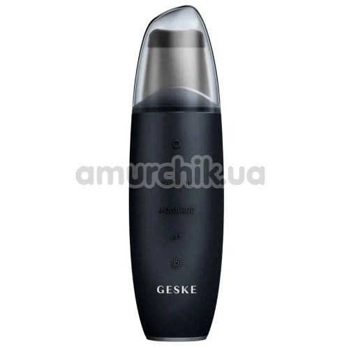 Микротоковый скрабер для кожи лица Geske MicroCurrent Skin Scrubber & Blackhead Remover 9 in 1, черный - Фото №1