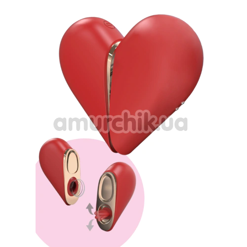 Симулятор орального секса для женщин Xocoon Heartbreaker 2-in-1 Stimulator, красный