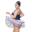 Костюм стюардессы JSY Sexy Lingerie P61122, сине-белый: платье + трусики-стринги + головной убор + платок - Фото №5