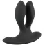 Анальная пробка с вибрацией XouXou Vibrating Expander Butt Plug, черная - Фото №3