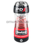 Мастурбатор PDX Elite ViewTube See-Thru Stroker 2, прозорий - Фото №1