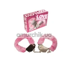 Наручники Love Handcuffs, рожеві - Фото №1