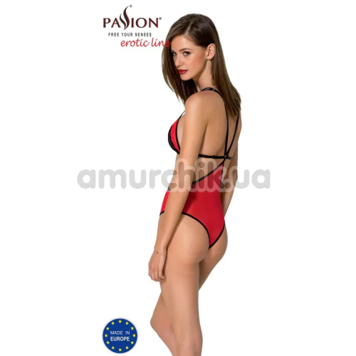 Боди Passion Free Your Senses Erotic Line Peonia, красно-черное