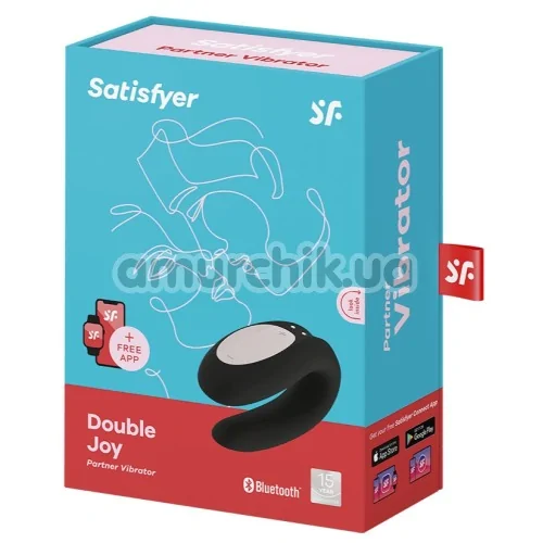 Вибратор Satisfyer Double Joy Partner Vibrator, черный