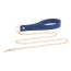 Ошейник с поводком Taboom Silicone Supreme Collar and Leash, синий - Фото №3