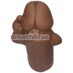 Игрушка-пищалка в виде пениса Diverty Sex Stress Willie Whistle, коричневая - Фото №1