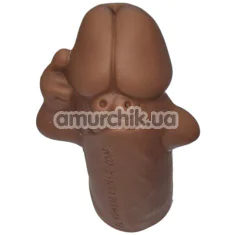 Игрушка-пищалка в виде пениса Diverty Sex Stress Willie Whistle, коричневая - Фото №1