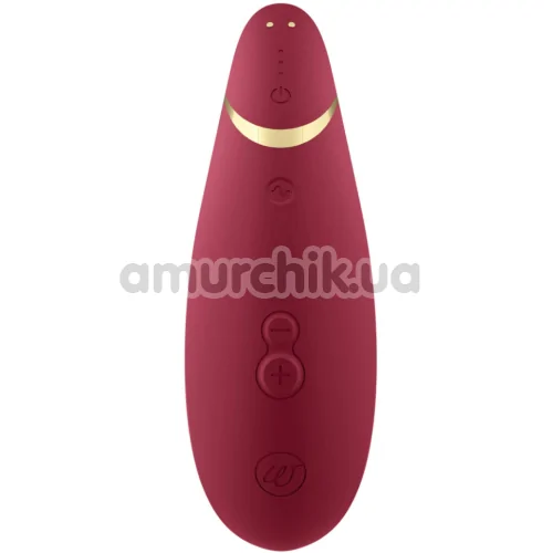 Симулятор орального секса для женщин Womanizer Premium 2, бордовый