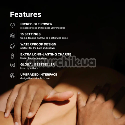 Універсальний масажер Lelo Smart Wand 2 Large Aqua (Лело Смарт Ванд 2), великий бірюзовий