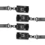 Фиксаторы для рук и ног Bedroom Fantasies Hogtie & Cuffs Set 4-Way Restraint Set, черные - Фото №2