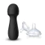 Кліторальний вібратор Boss Series Wand Massager, чорний - Фото №8