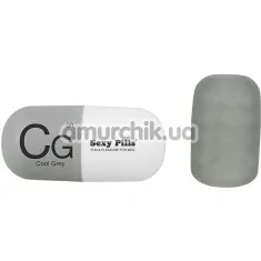 Мастурбатор Love To Love Sexy Pills Cool Grey, серый - Фото №1