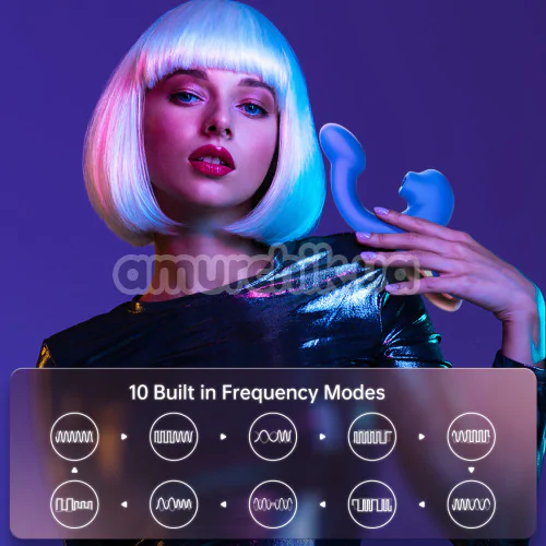 Вібратор Magic Motion Magic Ponder, синій