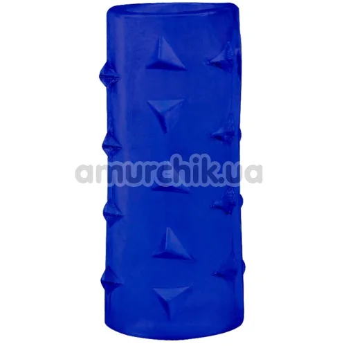 Набір з 7 насадок на пеніс Get Lock Penis Sleeve Kits, синій