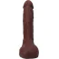 Фалоімітатор з еякуляцією Doc Johnson The Realistic Cock Squirting 9.5, коричневий - Фото №4