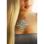 Прикраса для тіла Leg Avenue Celestial Jewels Sticker, мультикольорова - Фото №2