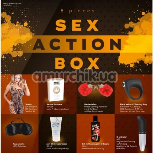 Набір з 8 іграшок Sex Action Box 8 pieces