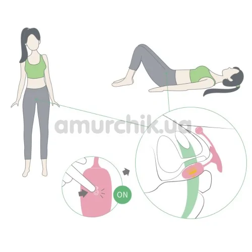 Тренажер Кегеля Magic Motion Kegel Coach, рожевий