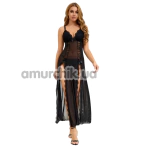 Пеньюар Star Night Maxi Night Dress, черный - Фото №1
