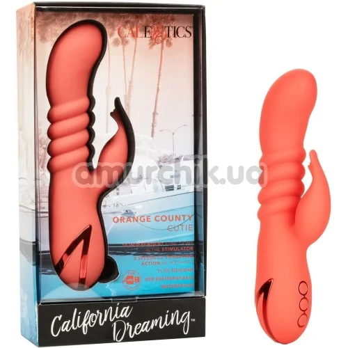 Вібратор California Dreaming Orange County Cutie, помаранчевий