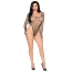 Боді Leg Avenue High-Cut Industrial Net Bodysuit, чорне - Фото №4