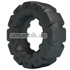 Эрекционное кольцо Crazy Bull Super Soft Silicone Laiden, черное - Фото №1