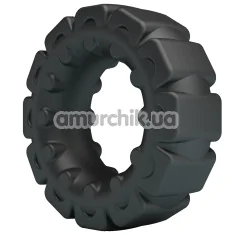 Эрекционное кольцо Crazy Bull Super Soft Silicone Laiden, черное - Фото №1