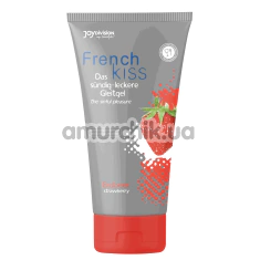 Оральный лубрикант French Kiss Strawberry - клубника, 75 мл - Фото №1