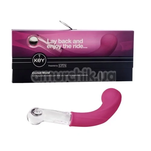 Фаллоимитатор KEY Comet Wand, розовый