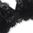 Комплект Star Night Midnight Noir Lace Lingerie Set, черный: бюстгальтер + трусики + пояс для чулок - Фото №7