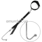 Анальный крюк с ошейником Art of Sex Anal Hook Bondage Set 1, серебряный - Фото №1