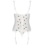 Комплект Passion Free Your Senses Lovelia Corset, білий: корсет + трусики-стрінги - Фото №4