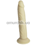 Фалоімітатор + віброкуля Addiction Naked Dual Density Bendable Silicone Dong 9, тілесний - Фото №1