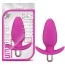 Анальная пробка с вибрацией Little Thumper Vibrating Silicone Anal Plug, розовая - Фото №2
