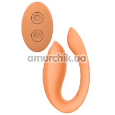 Вибратор Glam Couples Vibrator, оранжевый - Фото №1