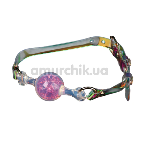 Кляп Liebe Seele Crystal Ball Gag Large, рожевий