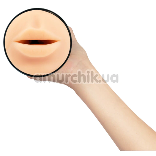 Набір Kiiroo Feel Mouth Interactive Suction Device + Stroker PBC: мастурбатор + інтерактивна насадка, тілесний