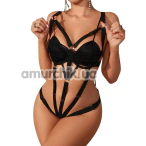 Боди JSY Sexy Lingerie JS228171, черное - Фото №1