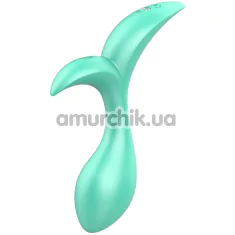 Анальна пробка з вібрацією Odeco Every Night Toys Sally, бірюзова - Фото №1