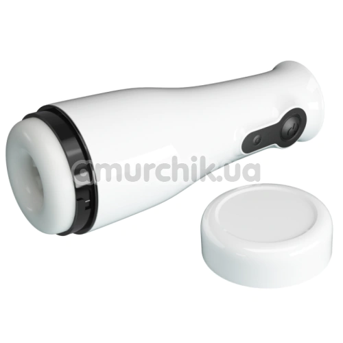 Мастурбатор з ротацією Pretty Love Sabrina Power Rotation Masturbator, білий