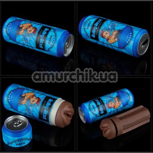 Штучна вагіна Pleasure Brew Masturbator Sultry Stout, коричнева
