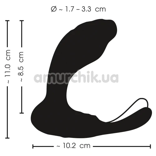 Вибратор для точки G и простаты Sweet Smile RC G- & P-Spot Vibrator, черный