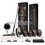 Бондажный набор Rosy Gold Nouveau Kinky Set, черно-розовый - Фото №1