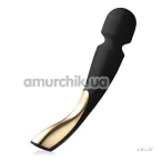 Универсальный массажер Lelo Smart Wand 2 Medium Black (Лело Смарт Ванд 2), средний черный - Фото №1