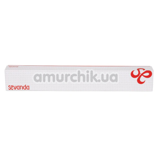 Флоггер Lockink Sevanda Red & Black Braided Tail Flogger, черно-красный