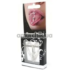Насадка на язык Medium Clear Tongue Pearl средней жёсткости - Фото №1