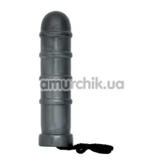 Анальна пробка Dark Stallions Rodeo Rocket, сіра - Фото №1